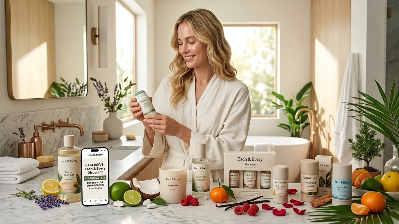 Each & Every: Natural Body Care, Fresh Fragrances, and Smart Ways to Save
